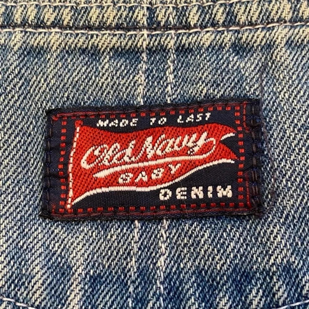 Vintage Old Navy‎ Unisex 12-18 month 100% Cotton Denim Jean Overalls